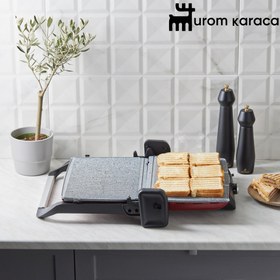 تصویر دستگاه ساندویچ ساز و گریل کاراجا مدل Karaca GASTRO GRILL Karaca GASTRO GRILLER and Sandwich Maker