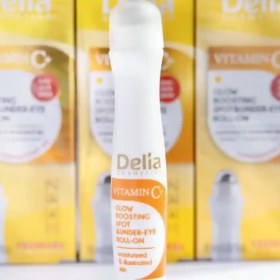 تصویر کرم دور چشم ویتامین سی رولی روشن کننده برند دلیا اصل 