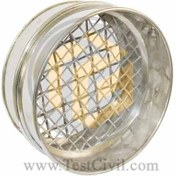 تصویر الک آزمایشگاهی استیل 8 اینچ و توری استیل مش 200 