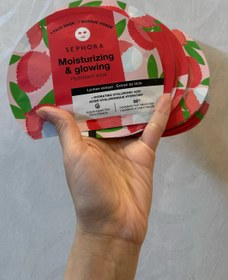 تصویر ماسک‌اب رسان و درخشان کننده ی و تقویت کننده ی لیچی سفورا ،وگان Litchi moisturizer face mask Sephora