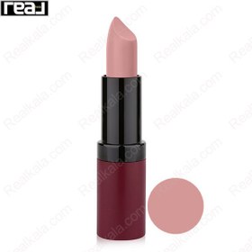 تصویر رژ لب جامد مات مخملی گلدن رز شماره 03 Golden Rose Velvet Matte Lipstick 