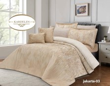 تصویر روتختی دو نفره شانل طرح جاکارتا برند کاردلن KARDELEN دو نفره کد jakarta 