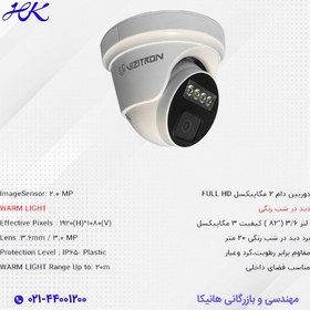 تصویر دوربین ویزیترون دام مدل VZ-64XH20 