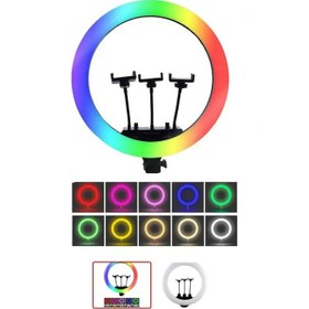 تصویر رینگ لایت مدل MJ-56 RGB 