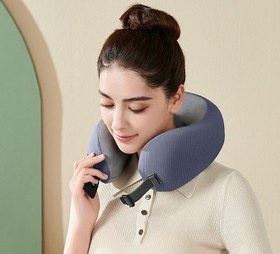 تصویر ماساژور گردن، شانه و پا قابل حمل شیائومی Xiaomi massage SX335 Neck and Calf massage pillow Momoda 