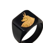 تصویر انگشتر مردانه ورق طلا ماه اردیبهشت 