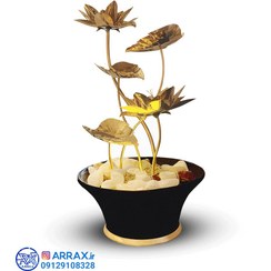 تصویر آبنما رومیزی طرح گل کد AR105 - قیمت تولیدی - ارسال سراسری - آبنما آراکس 