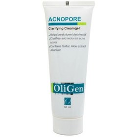 تصویر کرم شفاف‌کننده‌پوست الی‌ژن مدل Acnopore حجم50میل Oligen Acnopore Clarifying Creamgel 50 ml