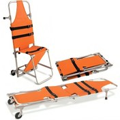 تصویر برانکارد صندلی شونده آلومینیومی 