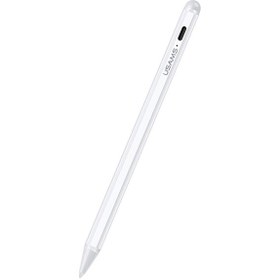 تصویر قلم لمسی شارژی اپل آیپد 2018 و جدیدتر یوسامز Usams US-ZB135 Active Touch Capacitive Stylus Pen iPad 