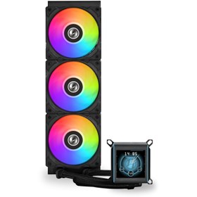 تصویر فن خنک کننده CPU مایع لیان لی مدل GA II LCD 360 Black LIAN LI GA II LCD 360 Black CPU Liquid Cooler