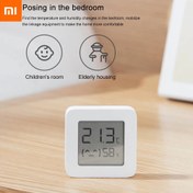 تصویر دماسنج و رطوبت سنج شیائومی مدل Xiaomi Mi Temperature and Humidity Monitor 2 