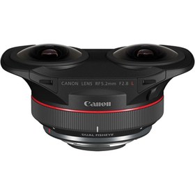 تصویر لنز واقعیت مجازی کانن مدل Canon RF 5.2mm f/2.8L Dual Fisheye 3D VR Lens 