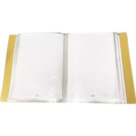 تصویر کلیربوک 100 برگ قاب دار کرمی پاپکو 