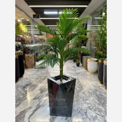 تصویر درختچه مصنوعی کنتیا قد 130 لمسی قابل شست شو 