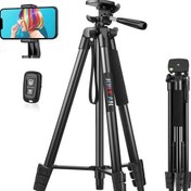 تصویر سه پایه موبایل و دوربین کوچک ریموت دار برند JOiLCAN بار آمازون 