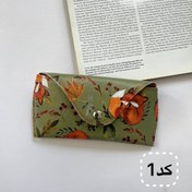 تصویر کیف عینک (جاعینکی) فانتزی زنانه و دخترانه | چرم مصنوعی، فوم‌دار و استرکشی شده | مناسب تمامی سایزها - کد1 