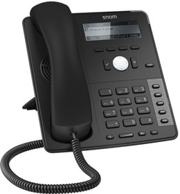 تصویر تلفن رومیزی ویپ اسنوم D715 سفید آکبند Desk phone Snom D715