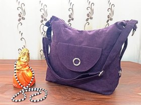 تصویر کیف دستی مخمل 