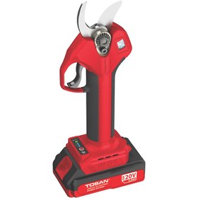تصویر قیچی باغبانی شارژی توسن مدل 9550 ۲۰ ولت براشلس 
