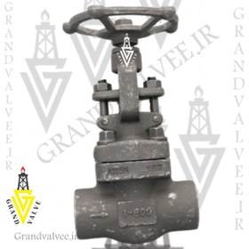 تصویر شیرفلکه سوزنی "1 اینچ کلاس 800 فولاد فورج جوشی GLOBE VALVE 1" #800 WCB A105 SW