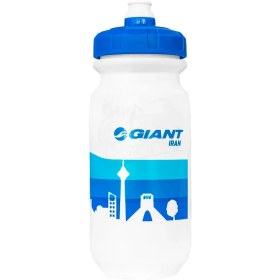 تصویر قمقمه آب دوچرخه‌سواری جاینت مدل G008 - سفید و آبی 