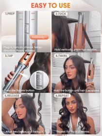 تصویر فر کننده مو شیگلم SHEGLAM SHEGLAM It Curl One Touch Instant Curler 25mm And 32mm