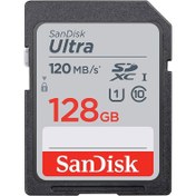 تصویر رم اس دی 128 گیگ سن دیسک SanDisk Ultra U1 C10 120MB/s SanDisk Ultra U1 C10 120MB/s SDXC Memory Card