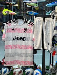 تصویر تیشرت و شورت دوم یوونتوس - تایلند / juve kit