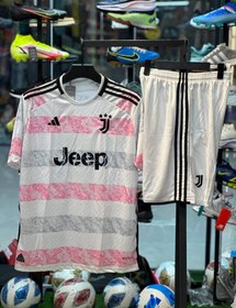 تصویر تیشرت و شورت دوم یوونتوس - تایلند / juve kit