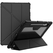 تصویر کیف کلاسوری نیلکین مدل Camshield Bumper Flip Folding مناسب برای تبلت سامسونگ Galaxy Tab S10 Plus 