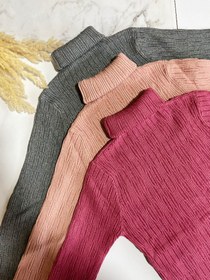 تصویر بافت یقه اسکی شاین دار 