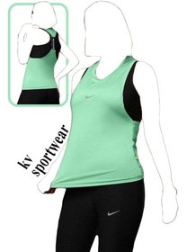 تصویر تاپ پشت کش دار ورزشی زنانه NIKE Nike womens sports back top