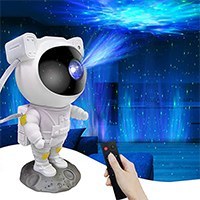 تصویر پروژکتور نوری اتاق خوابGalaxy Light Star Projector Galaxy Light for Bedroom, Starry Night with Music Speaker, Voice/Remote Control, Timer, Ocean Wave Kids, Adults, Ceiling, Room Decor