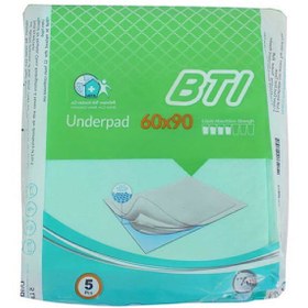 تصویر زیر انداز بیمار بی تی ای سایز 90-60 بسته 10 عددی BTI 60 90 patient mattress