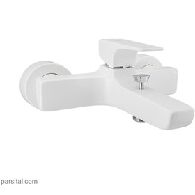 تصویر شیر حمام کی دبلیو سی مدل اراتو سفید kwc-faucet-erato-bath-white