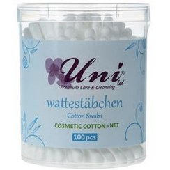 تصویر گوش پاک کن 100 عددی یونی لد Uni Led Cotton Swab