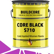 تصویر ماستیک ترمیم سقف شیروانی سرد اجرا پایه حلال - Core Black S710 