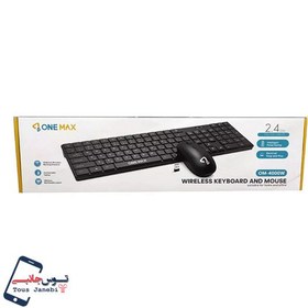 تصویر کیبورد و ماوس بی سیم وان مکس مدل OM-4000W One Max Keybord&Mouse WL