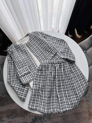 تصویر ست سه تیکه کت دامن مجلسی 