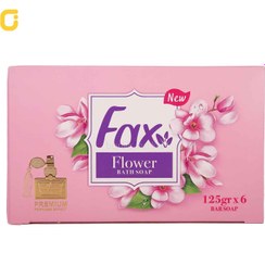 تصویر صابون حمام فکس مدل Flower Perfume وزن 125 گرم بسته 6 عددی ا 6263936301410 6263936301410