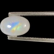 تصویر نگین مون استون رنگین کمانی بیضی 250997 