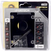 تصویر براکت هارد اینترنال آیفورتک Ifortech Caddy 9.5mm | SATA Ifortech Caddy 9.5mm internal hdd bracket