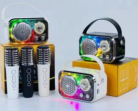 تصویر اسپیکر بلوتوثی به همراه میکروفون برند SODO مدل S09 - رنگ بژ WIRELESS SPEAKER SODO S09