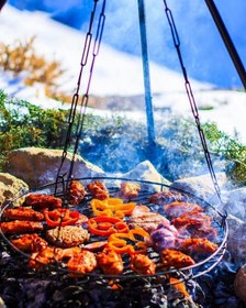 تصویر توری گریل سفری کد 01 