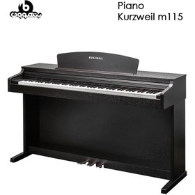 تصویر پیانو دیجیتال کورزویل مدل M115 مشکی Kurzweil M115 SR Piano