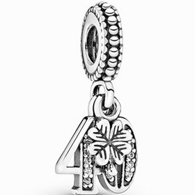 تصویر چارم آویز جشن چهل پاندورا Pandora 40th Celebration Dangle Charm