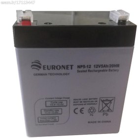 تصویر باتری سیلد اسید EURONET یورونت 12v 5AH 