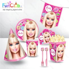 تصویر اقلام تم تولد باربی 