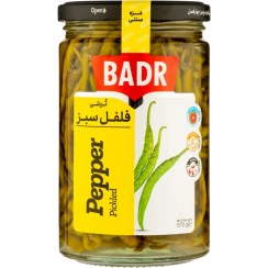 تصویر ناموجودترشی فلفل سبز بدر – 570 گرم 